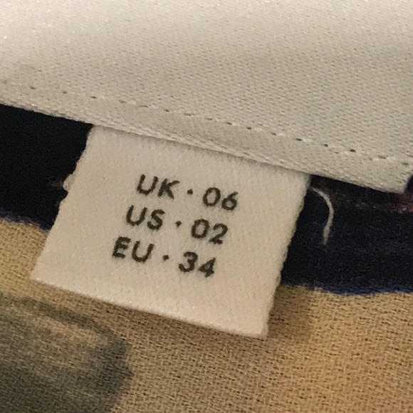 HD in Paris Top Womens 2 Silky Multicolor Anthropolgie Wrap Blouse Artsy Boho - Picture 6 of 10